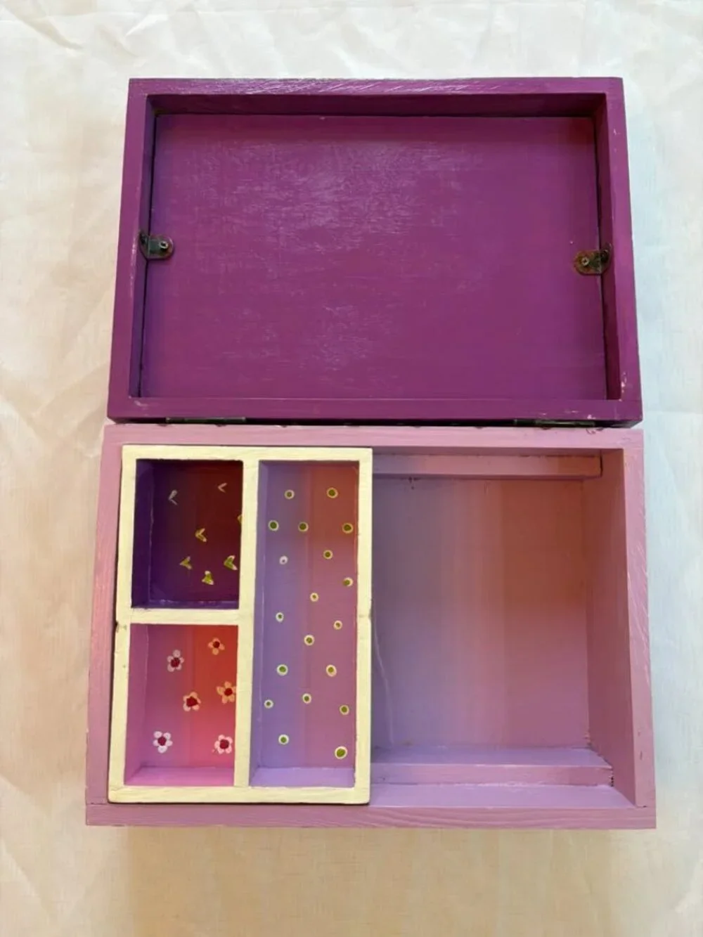 Handmade in Portugal Jewelry/Sewing Notions Box